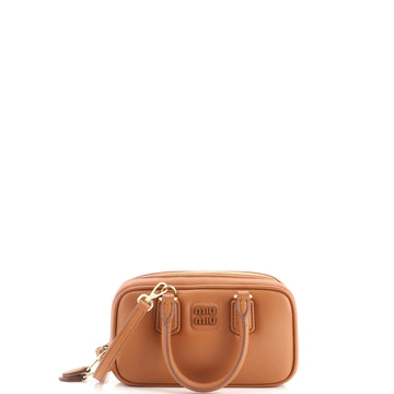 Miu Miu Arcadie Top Handle Bag Leather Mini