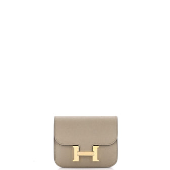 Hermes Constance Slim Wallet Evercolor