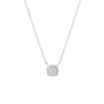 Tiffany & Co. Paloma Picasso Sugar Stacks Pendant Necklace 18K White Gold and Diamonds