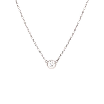 Tiffany & Co. Elsa Peretti Diamonds By The Yard Pendant Necklace Platinum with Diamond 0.20-0.29CT