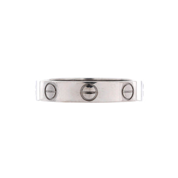 Cartier Love Wedding Band Ring 18K White Gold