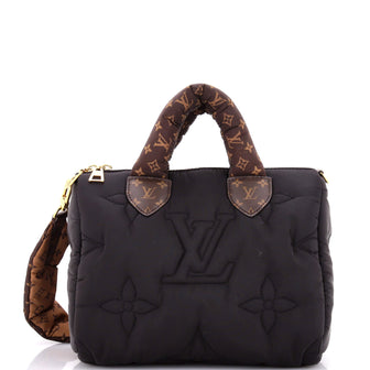 Louis Vuitton Speedy Bandouliere Bag Monogram Quilted Econyl Nylon 25