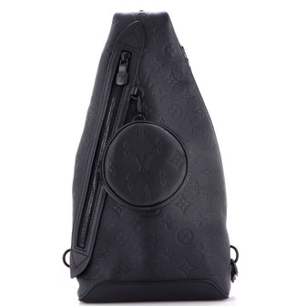 Louis Vuitton Duo Sling Bag Monogram Shadow Leather