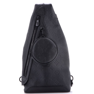Louis Vuitton Duo Sling Bag Monogram Shadow Leather