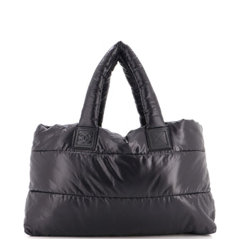Chanel Coco Cocoon Reversible Tote Quilted Nylon Large