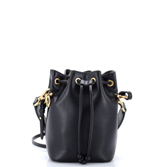 Fendi Mon Tresor Bucket Bag Leather Mini
