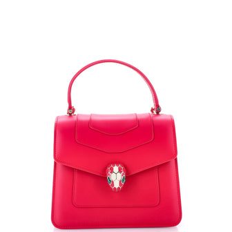 Bvlgari Serpenti Forever Top Handle Bag Leather Small