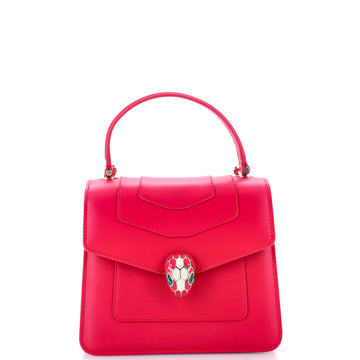 Bvlgari Serpenti Forever Top Handle Bag Leather Small