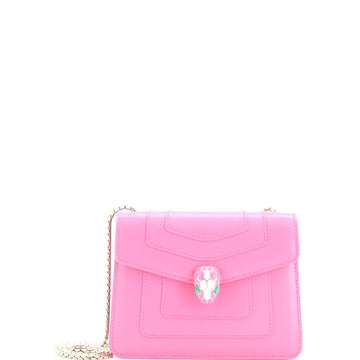 Bvlgari Serpenti Forever Square Shoulder Bag Leather Small