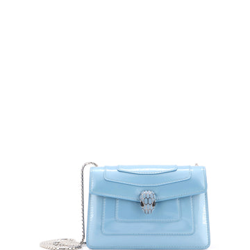 Bvlgari Serpenti Forever Square Shoulder Bag Patent Small