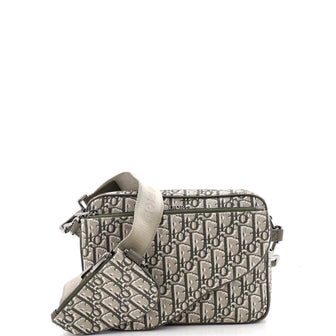 Christian Dior Saddle Tripple Pouch Oblique Canvas