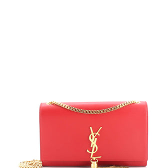 Saint Laurent Classic Monogram Tassel Crossbody Bag Leather Medium