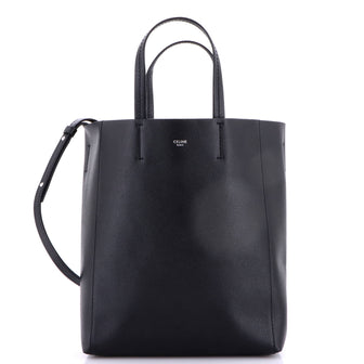 Celine Vertical Cabas Tote Grained Calfskin Small