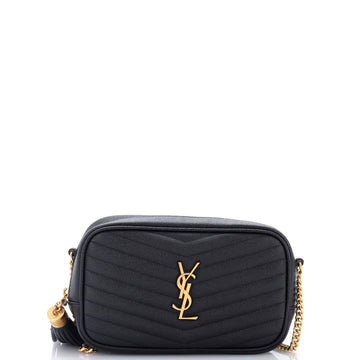 Saint Laurent Lou Camera Bag Matelasse Chevron Leather Mini