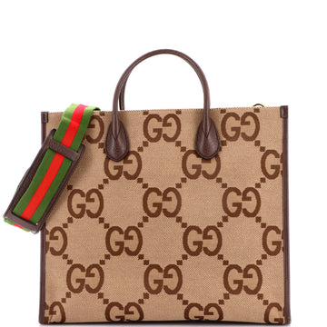 Gucci Convertible Tote Jumbo GG Canvas Large
