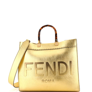 Fendi Sunshine Shopper Tote Leather Medium
