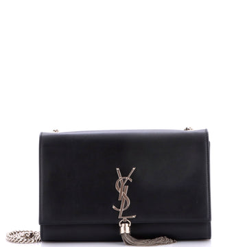 Saint Laurent Classic Monogram Tassel Crossbody Bag Leather Medium