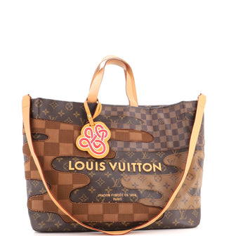 Louis Vuitton Shopper Tote Patchwork Reverse Monogram Canvas and Damier MM