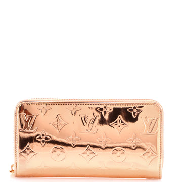Louis Vuitton Zippy Wallet Monogram Mirror Coated Canvas