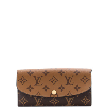 Louis Vuitton Emilie Wallet Reverse Monogram Canvas