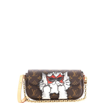 Louis Vuitton Ivy Wallet on Chain Limited Edition Grace Coddington Catogram Canvas