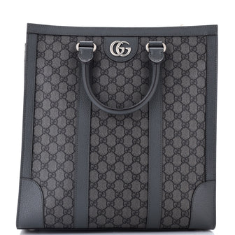 Gucci Ophidia Convertible Open Tote GG Coated Canvas Tall