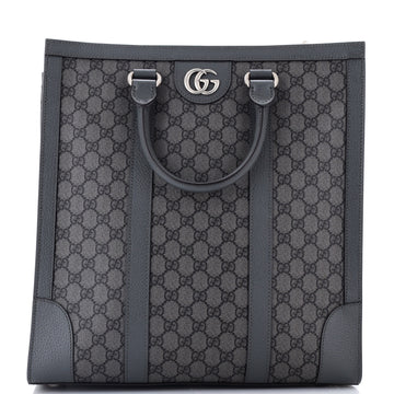 Gucci Ophidia Convertible Open Tote GG Coated Canvas Tall