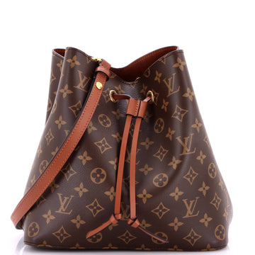 Louis Vuitton NeoNoe Handbag Monogram Canvas with Leather MM