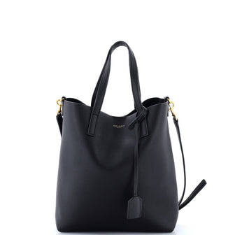 Saint Laurent Shopper Tote Leather Toy