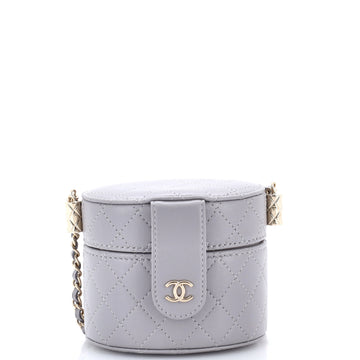 Chanel CC Allure Vanity Case with Chain Quilted Lambskin Mini