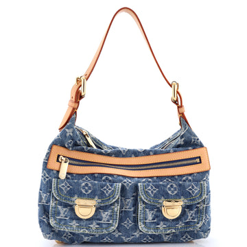 Louis Vuitton Baggy Handbag Denim PM