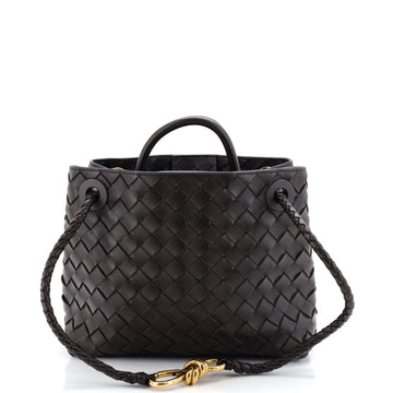 Bottega Veneta Andiamo Top Handle Bag Intrecciato Nappa Small