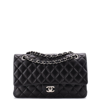 Chanel Classic Double Flap Bag Quilted Lambskin Medium