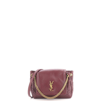 Saint Laurent Nolita Satchel Quilted Leather Mini