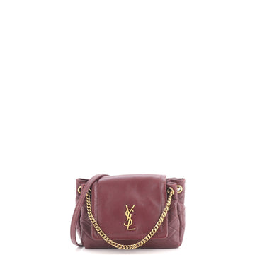 Saint Laurent Nolita Satchel Quilted Leather Mini