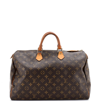 Louis Vuitton Speedy Handbag Monogram Canvas 40