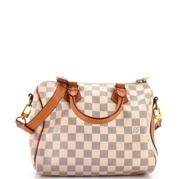 Louis Vuitton Speedy Bandouliere Bag Damier 25