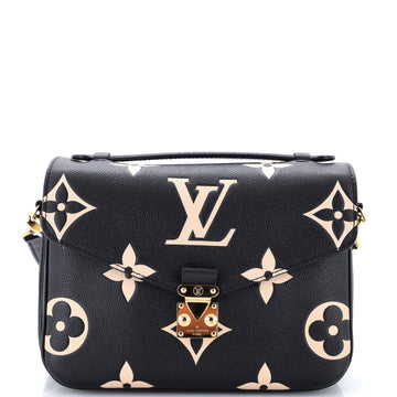 Louis Vuitton Pochette Metis Bicolor Monogram Empreinte Giant