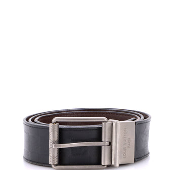 Louis Vuitton Buckle Reversible Belt Damier Infini Leather Wide