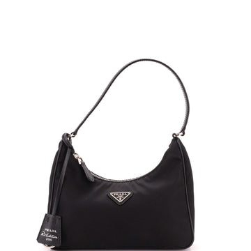 Prada Re-Edition 2005 Hobo Tessuto with Saffiano Leather Mini