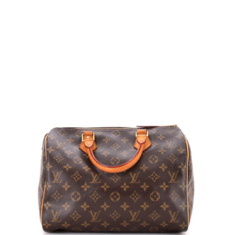 Louis Vuitton Speedy Handbag Monogram Canvas 30