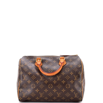 Louis Vuitton Speedy Handbag Monogram Canvas 30