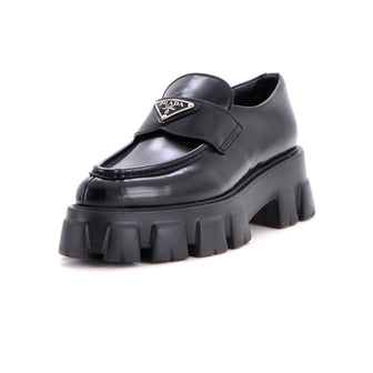 Prada Women's Monolith Loafers Leather