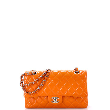 Chanel Classic Double Flap Bag Quilted Patent Medium