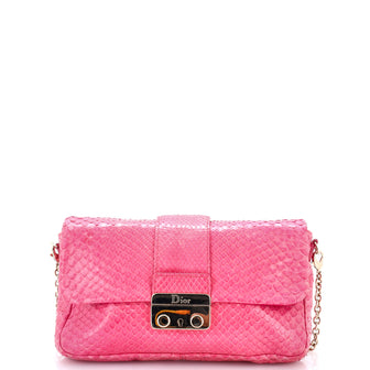 Christian Dior Miss Dior Flap Bag Python Medium