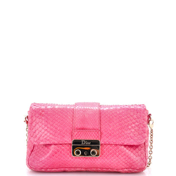 Christian Dior Miss Dior Flap Bag Python Medium