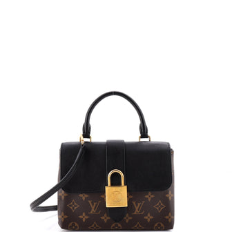 Louis Vuitton Locky Handbag Monogram Canvas with Leather BB