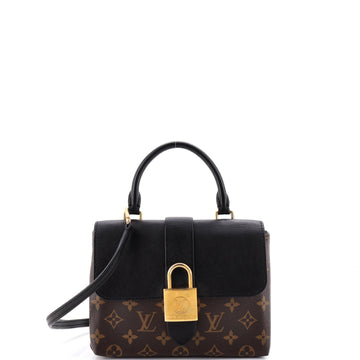 Louis Vuitton Locky Handbag Monogram Canvas with Leather BB
