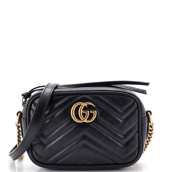 Gucci GG Marmont Shoulder Bag Matelasse Leather Mini