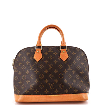 Louis Vuitton Vintage Alma Handbag Monogram Canvas PM